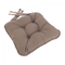 Eton Piped Chunky Seat Pad Cushion - Natural