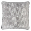 Alpha Geometric Piped Cushion Cover - Fossil