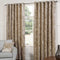 Sundour Plush Lined Eyelet Curtains - Silk