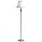 Village at Home Vienna Candlestick Floor Lamp - Satin Chrome