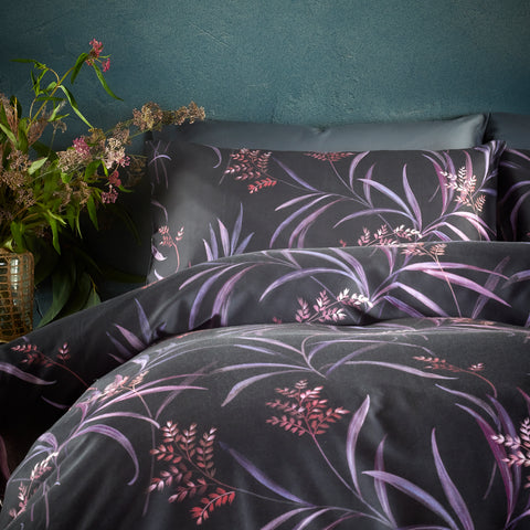 Vantona Boutique Keiko Duvet Cover Set - Black