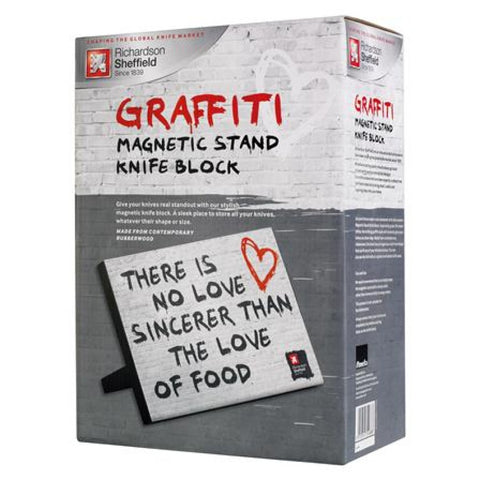 Richardson Sheffield Graffiti Magnetic Stand Knife Block