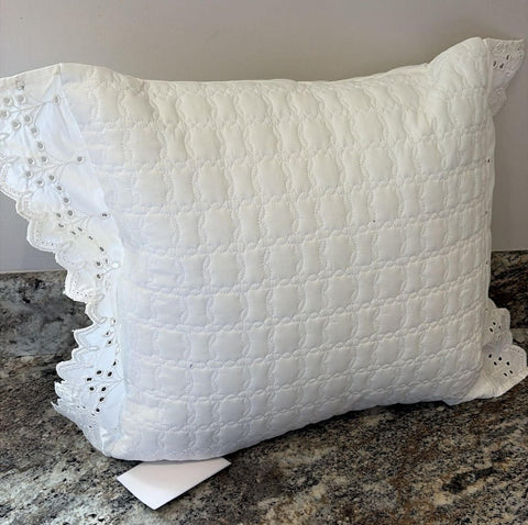 Vantona Romantica Filled Cushion 40 x 40 cm - White