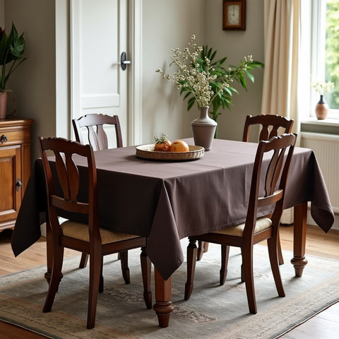 Wexford Everyday Dining Tablecloths, Pack of 2 - Brown