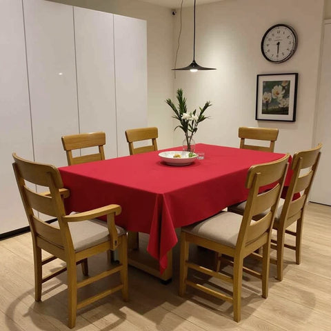 Wexford Everyday Dining Tablecloths, Pack of 2 - Red