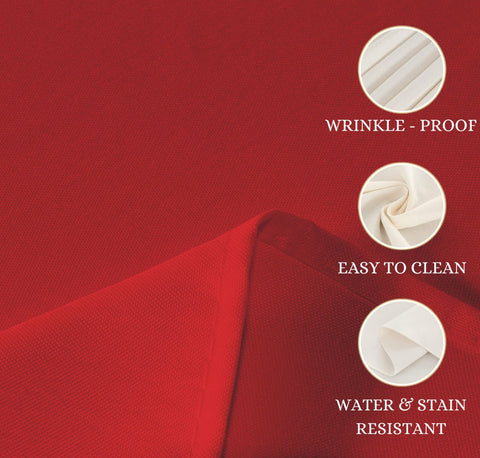 Wexford Everyday Dining Tablecloths, Pack of 2 - Red