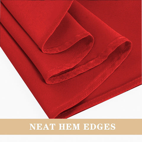 Wexford Everyday Dining Tablecloths, Pack of 2 - Red