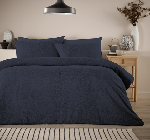 Vantona Essentials Range Teddy Fleece Duvet Cover Set (Sold Separately)