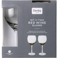 Denby Halo/Praline Red Wine Glasses (Pack Of 2)