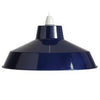 Large Dual Fitting Pluto Metal Lighting Pendant Shades - Blue