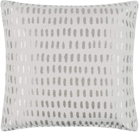 Mason Gray Dash Woven Filled Cushion - Grey