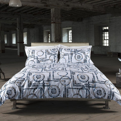 Newport Creek Square Peg Round Hole Duvet Cover Set