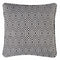 Alpha Geometric Piped Cushion Cover - Graphite