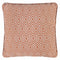 Alpha Geometric Piped Filled Cushion - Orange