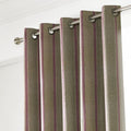 Ashley Wilde Downton Lined Eyelet Curtains - Mulberry