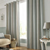 Ashley Wilde Downton Lined Eyelet Curtains - Duck Egg