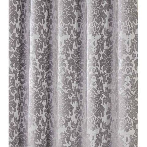 Camden Damask Woven Chenille Lined Eyelet Curtains