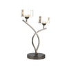 Village at Home Ice Cube 2 Light Polished Pewter Table Lamp