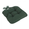 Eton Piped Chunky Seat Pad Cushion - Green