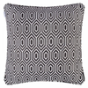 Alpha Geometric Piped Cushion Cover - Graphite