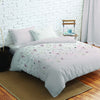 Opus 100% Soft Cotton Duvet Cover Set & Pillowcases - Humming Bird Pink