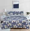 Vantona Easy Living Range Kimono Floral Duvet Cover Set - Grey