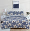 Vantona Easy Living Range Kimono Floral Duvet Cover Set - Grey