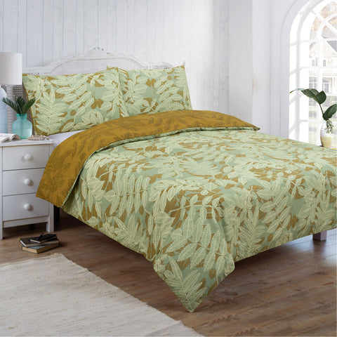 Vantona Maurice Duvet Cover Set - Green