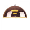 Shiny Dome Metal Lighting Pendant Shade - Copper