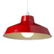 Small Dual Fitting Pluto Metal Lighting Pendant Shades - Red