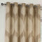 Sundour Delta Lined Eyelet Curtains - Truffle