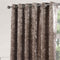 Sundour Plush Lined Eyelet Curtains - Champagne