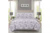 Vantona Thistle Duvet Cover Set - Grey
