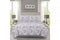 Vantona Thistle Duvet Cover Set - Grey
