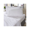 Vantona Plain Dye Pure Cotton Fitted Sheet 400TC - White