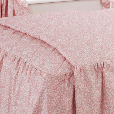 Vantona Country Monique Quilted Fitted Bedspread - Rose