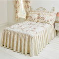 Vantona Charlotte Quilted Fitted Bedspread - Cream