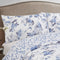 Vantona Classic Range Oriental Blossom Duvet Cover Set - Blue
