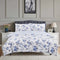 Vantona Classic Range Oriental Blossom Duvet Cover Set - Blue
