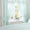Vantona Country Monique Unlined Curtains and Tiebacks - Mint - 66 x 72