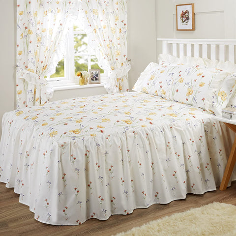 Vantona Country Vanessa Quilted Fitted Bedspread - Multi