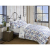 Vantona Darcy Floral Design Duvet Cover Set - Blue