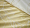 Vantona Essentials Range Linear Leaves Duvet Cover Set - Cream