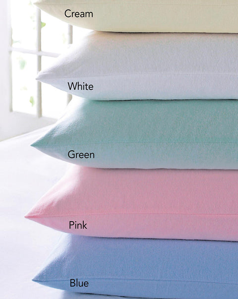 Vantona Flannelette Brushed Cotton Housewife Pillowcase Pair