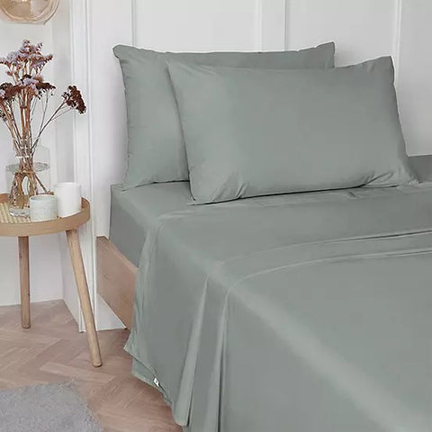 100% Luxury Cotton Plain Dyed Flat Sheets - Vantona Home Sheeting