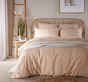 Vantona Loom Range Almond Gauze Duvet Cover Set - Almond