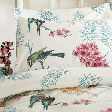 Vantona Malia Floral Design Duvet Cover Set - Multi