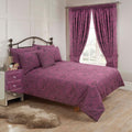 Vantona Ornate Damask Duvet Cover Set, Pillowcase, Cushion, Throw & Curtains (Sold Separately)