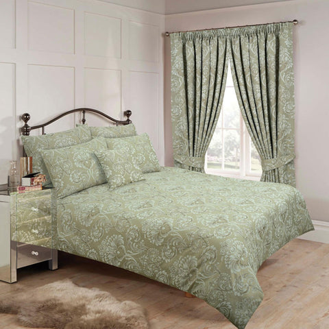 Vantona Ornate Damask Duvet Cover Set, Pillowcase, Cushion, Throw & Curtains (Sold Separately)
