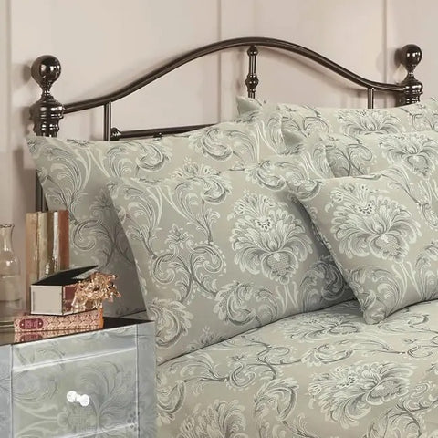 Vantona Ornate Damask Duvet Cover Set, Pillowcase, Cushion, Throw & Curtains (Sold Separately)